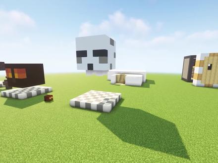 教你做我的世界几个可爱的建筑!恶魂、岩浆怪、凋零@渣渣辉TD #我的世界 #我的世界建筑 #我的世界建筑教程 #游戏梦想家寻宝季