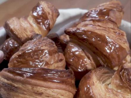 今天叫你在家里怎么做可颂!#美食#瑞士#羊角面包