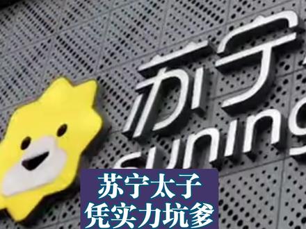 苏宁太子凭实力坑爹! #热点 #经济 #商业思维 #苏宁 #商业思维
