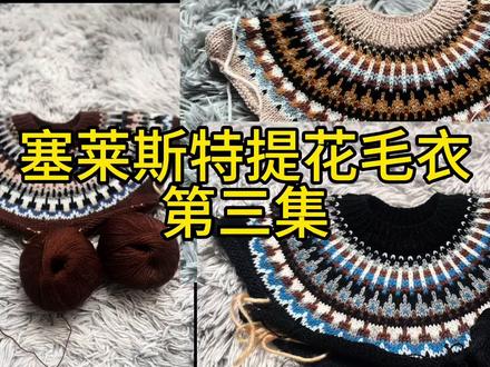 #爱生活爱编织 塞莱斯特毛衣第三集#教程来了