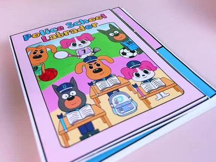 #亲子手工diy #拉布拉多警长