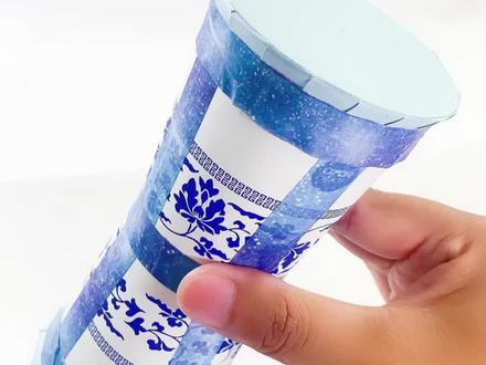 自制纸杯小鼓❤️用笔用手用各种工具都能打鼓,简单好玩。