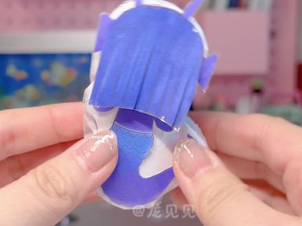 今天是紫色💜的美人鱼公主 #化妆 #手工 #节奏盒子 #解压