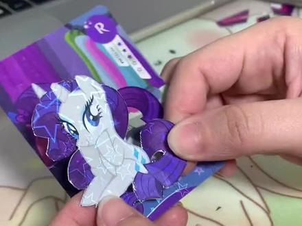 如何把小马剪的细致#小马宝莉卡片 #卡片 #手工