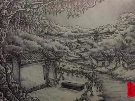 #画怖 #小说 #恐怖 第一章 白事 第1集 入画