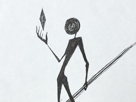 以后火柴人只谈这样的!#手绘 #火柴人 #柴设 #简笔画