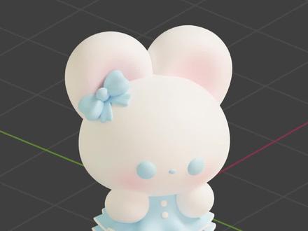 blender | 兔子建模教程 #blender #3d #建模 #教程 #兔子