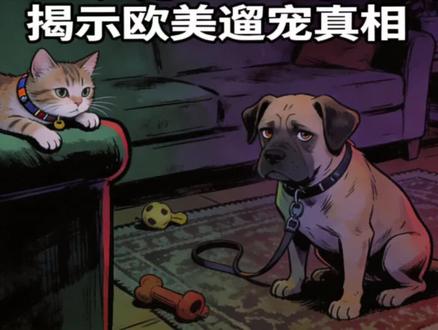 牢A揭示欧美遛宠真相!#牢A #斯奎奇大王 #美国 #宠物