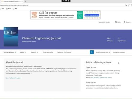 SCI投稿全流程系列教程(第十一期 化学工程杂志) 【期刊投稿】博士手把手教学,保姆级SCI投稿全流程系列教程(第十一期 Chemical Engineering Journal 化学工程杂志)#投稿 #期刊投稿 #SCI #学术 #论文发表