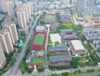 #上热门 #梦开始的地方 #母校承载了多少回忆 #美丽校园 #校园回忆 航拍永川国际枫叶学校