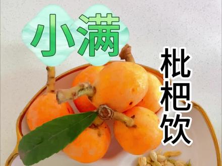 四季灵气果中之皇枇杷,小满吃正当时清甜又润喉#小满 # 枇杷茶做法#养生茶饮 #二十四节气#家常食疗茶