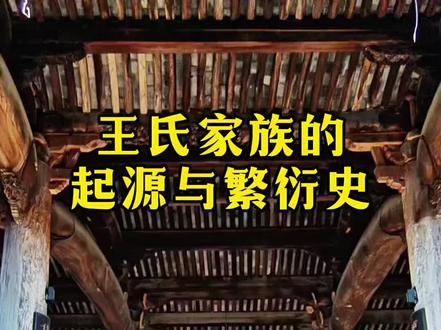王氏家族的起源与繁衍史#王氏家族 #王氏文化 #王氏一家亲