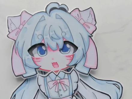 模仿浮木炸了🤪老库存了#Oc #可动纸片人教程