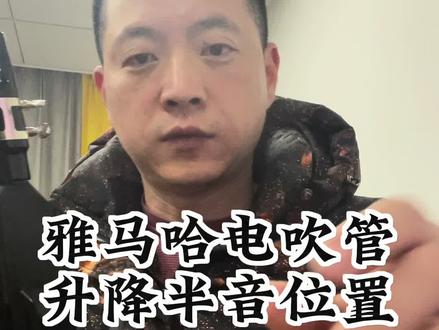 雅马哈电吹管升降音位置