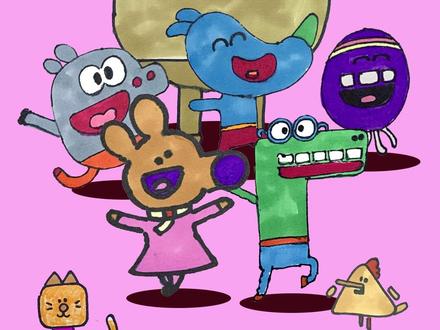 小朋友们上育儿园啦!#道奇 #简笔画 #儿童动画片