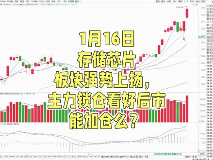 1月16日存储芯片板块强势上扬,主力锁仓看好后市能加仓么?