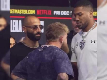 嘴炮豪掷500万美金压杰克保罗60秒被KO#约书亚VS杰克保罗 #杰克保罗vs约书亚 #杰克保罗