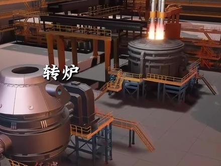 炼钢转炉还原炉电炉 #炼钢转炉还原炉电炉 #知识前沿派对 文中“顶吹氩气”应为“上升管吹氩气”