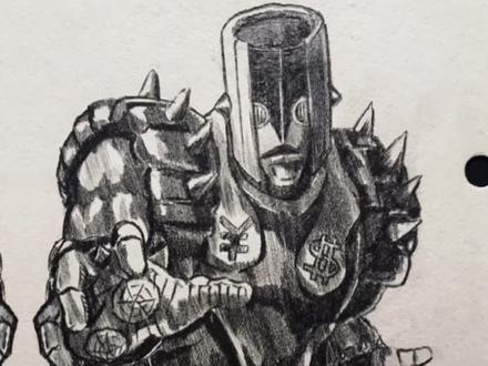 有一说一 轰炸空间是真的帅#手绘 #临摹 #画画 #日常瞎画 #jojo的奇妙冒险 @DOU+小助手 @抖音小助手