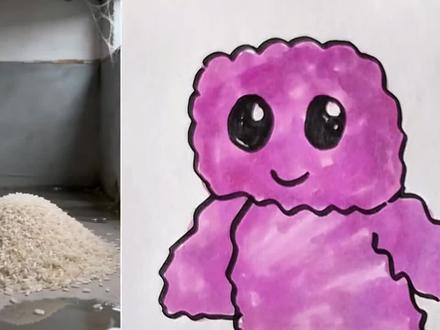 大米山#简笔画 #跟着抖音学画画 #一学就会的简笔画 @抖音小助手 @抖音青少年 @抖音创作者中心