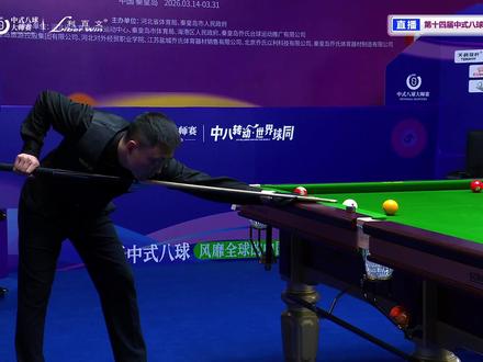 深度复盘薛珍麒中式八球每一处细节 看高手博弈迅速涨球 #薛珍麒 #乔氏中式台球 #台球深度复盘