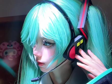 有宝宝想学这个动漫感冷脸萌p视频教程吗 #初音未来#cos#miku#p视频#p图教程