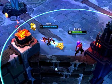 大乱斗新玩法,瑞兹远距离传送偷家bug#极地大乱斗 #英雄联盟