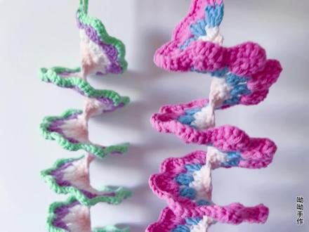 旋转风车大挂件:又名大薯塔#我的手工作品 #挂饰挂件 #手工diy #旋转风车 #玩毛线
