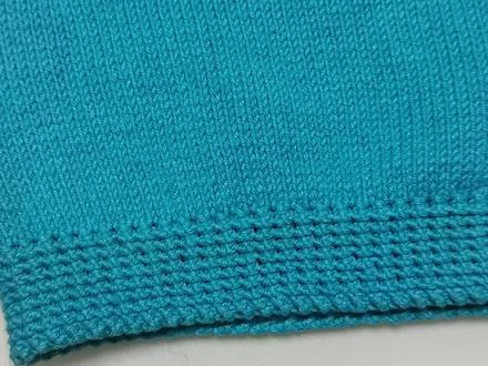 简约底边织法,演绎完美手工#原创手工