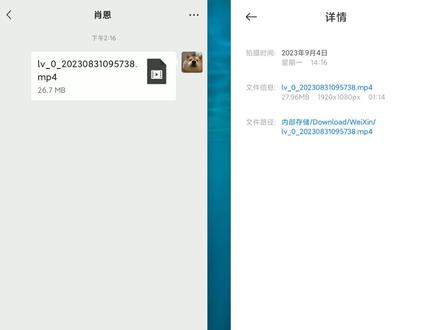 微信怎么发送高清无损视频 手机向电脑发送原视频 电脑向手机传视频怎么才能不模糊不压缩 #发高清视频 #电脑技巧