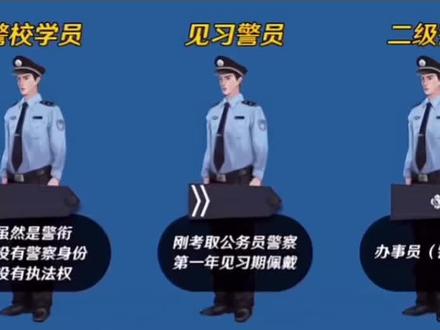两分钟让你了解警衔和军衔制