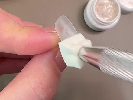 粉棕小豹纹美甲🥨教程来咯~#春日美甲 #穿戴甲定制 #美甲教程 #美甲分享 #穿戴甲