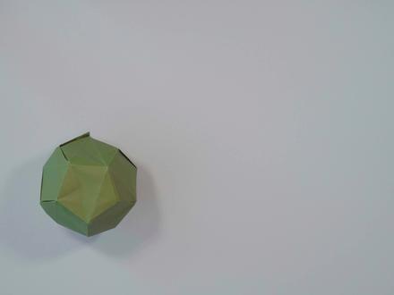 折纸教程十二面体| 如何用一张纸折十二面体,折纸多面体