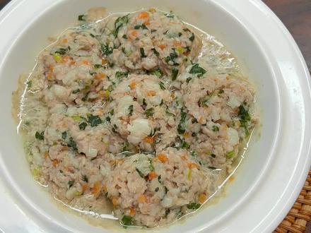 想给宝宝吃肉好消化,可以做成这样的蒸肉丸,软嫩不柴,又香又鲜!#宝宝辅食跟我学 #宝宝肉类辅食做法 #辅食教程 #辅食分享