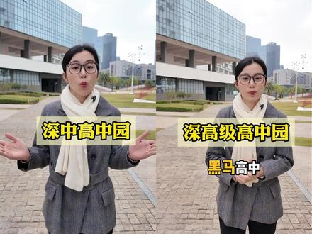 深圳四大高中园,到底有什么区别? 看完视频你就知道四个学校的区别在哪!#深圳 #深圳中考 #深圳高中园 #初升高 #乔一升学规划