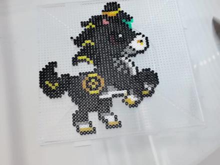 一波又一折终于完成我的2026小马了#拼豆 #挂件挂饰 #手工挂件 #拼豆图纸 #像素画