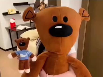 憨豆先生小熊公仔正版