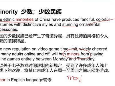 #背单词 #每日英语 #英语阅读 #英语写作 #专四辅导
minority modify notion nomination optimistic