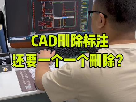CAD快速删除标注#cad教程