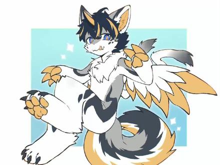 是寄养的小龙~
#兽装 #furry #画画 #稿