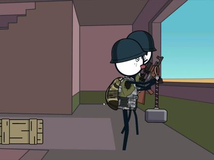 火柴人大逃亡第二季,沙漠吃鸡顾名思义沙漠里吃鸡? #火柴人大逃亡 #单机游戏 #吃鸡