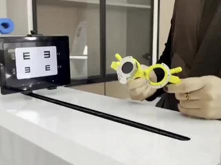 视力训练设备直线机使用方法