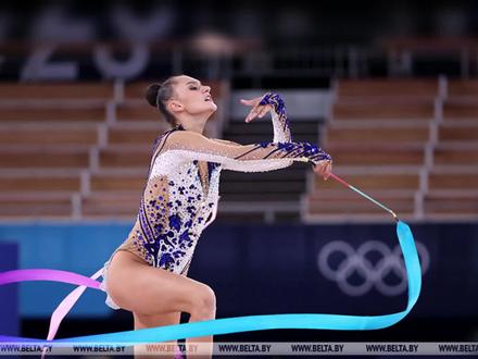 #艺术体操 白俄罗斯艺术体操运动员Alina Harnasko带操决赛,腿伤恢复后小哈的比赛状态越来越好了,这套带操23.95分获得单项金牌#比赛现场 #世锦赛