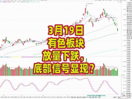 3月19日有色板块放量下跌,底部信号显现?