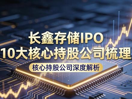 长鑫存储ipo,这10家公司持股最多 #长鑫存储 #ipo #半导体 #投研