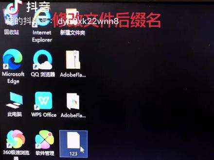 想要修改文件后缀名怎么办?#电脑小技巧 #dou热门