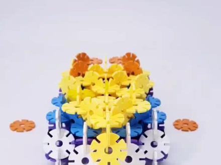 雪花片攻略 爆裂飞车裂天破 上集飞车形态 3星难度#雪花片 #爆裂飞车 #玩具