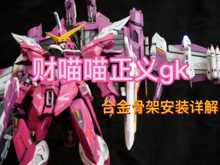 #拼装模型 #胶佬 点厂合金骨架 财喵喵正义gk 搭配指南