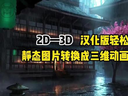【Ae插件】二维图片怎么变成三维?试试这款黑科技,轻松转换!#ae #动画制作 #影视后期 #视频制作 #特效