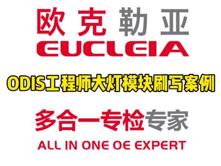 ODIS工程师版大灯刷写使用教程